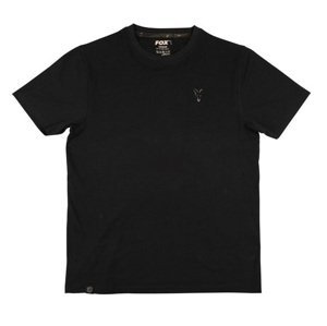 Fox tričiko black t shirt - xxl