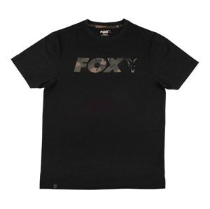 Fox tričko black camo chest print t-shirt - m