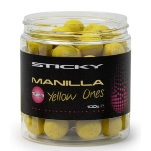 Sticky baits plávajúce boilies manilla pop-ups yellow ones 100 g-14 mm