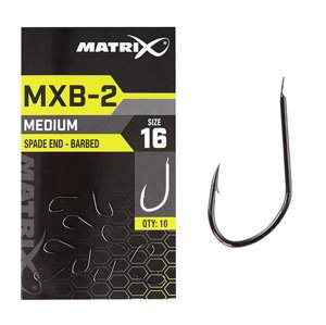 Matrix háčiky mxb-2 barbed spade end black nickel 10 ks - 16
