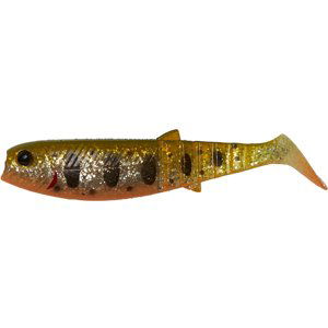 Savage gear gumová nástraha cannibal paddletail olive smolt uv - 8 cm 5 g