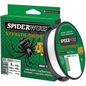 Spiderwire splietaná šnúra stealth smooth 12 priehľadná 150 m - 0,09 mm 7,5 kg