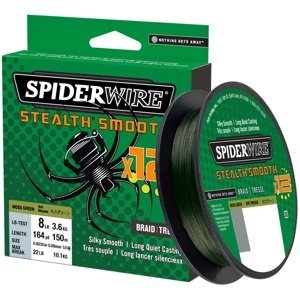 Spiderwire splietaná šnúra stealth smooth 12 zelená 150 m - 0,06 mm 5,4 kg