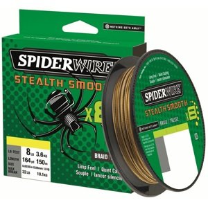 Spiderwire splietaná šnúra stealth smooth 8 camo 150 m - 0,06 mm 5,4 kg