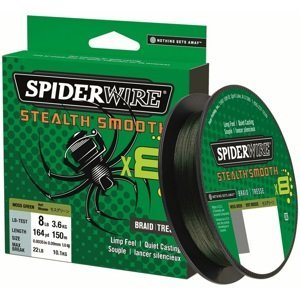 Spiderwire splietaná šnúra stealth smooth 8 zelená 150 m - 0,06 mm 5,4 kg