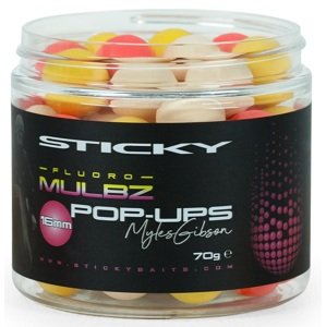 Sticky baits plávajúce boilies mulbz fluoro pop-ups 70 g - 12 mm