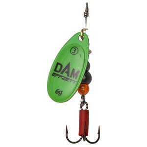 Dam blyskáč effzett fluo spinner green - veľkosť 2 4 g