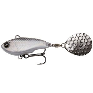 Savage gear fat tail spin sinking white silver - 5,5 cm 9g