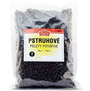 Chytil pelety pstruhové granule potápavé -1 kg 4 mm