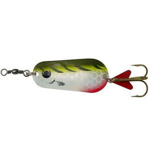 Dam blyskáč effzett standard spoon uv olive chartreuse tiger - 10 cm 60 g