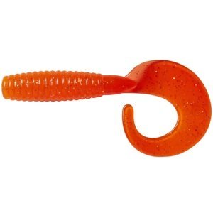 Ron thompson gumová nástraha grup curl tail uv orange silver - 5,5 cm