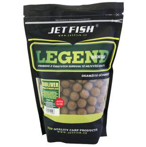 Jet fish extra tvrdé boilie legend range bioliver-ananás/n-butyric 250 g - 20 mm