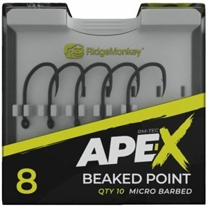 Ridgemonkey háčik ape-x beaked point barbed 10 ks - veľkosť 6