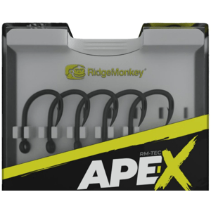 Ridgemonkey háčik ape-x snag hook 2xx barbed 10 ks - veľkosť 4