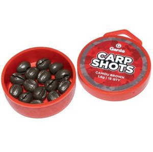 Garda bročky carp shots camou brown - 15 ks 1,6 g