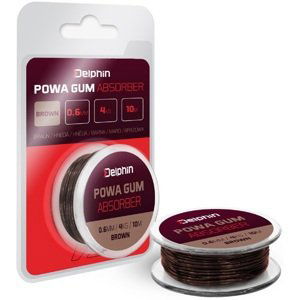 Delphin powa gum absorber hnedá - 0,8 mm / 8 kg / 8 m