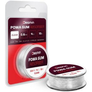 Delphin powa gum absorber číra - 0,8 mm / 8 kg / 8 m