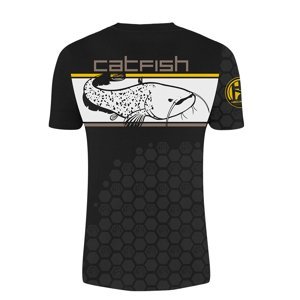 Hotspot design tričko linear catfish - veľkosť xl