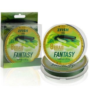 Zfish splienaná šnúra fantasy 8 braid 130 m - 0,18 mm 13,8 kg