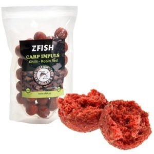 Zfish boilie carp impuls chilli robin red - 250 g 20 mm