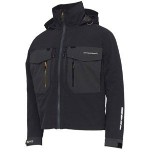 Savage gear bunda sg6 wading jacket black grey - m