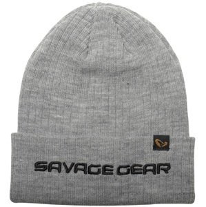 Savage gear čiapka fold up beanie one size light grey melange