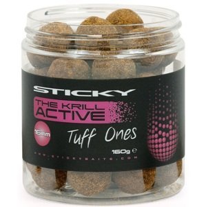 Sticky baits extra tvrdé boilies the krill active tuff ones 160 g - 20 mm