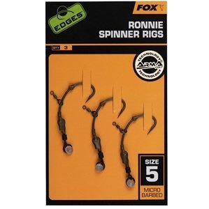 Fox montáž ronnie spinner rigs 3 ks - háčik 5