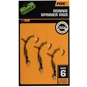 Fox montáž ronnie spinner rigs 3 ks - háčik 6