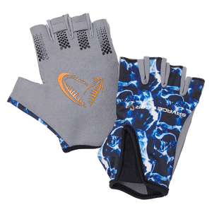 Savage gear rukavice marine half glove sea blue - xl