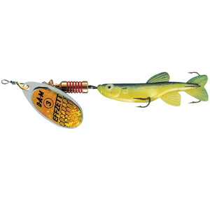 Dam minnow spinner sinking yellow black - 1 3 g