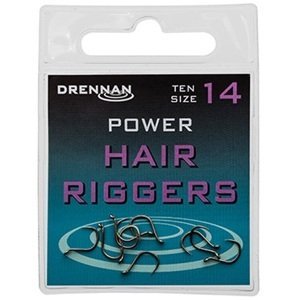 Drennan háčiky bez protihrotu power hair riggers barbless - veľkosť 16