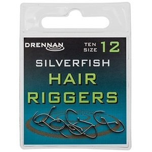 Drennan háčiky bez protihrotu silverfish hair riggers barbless - veľkosť 12
