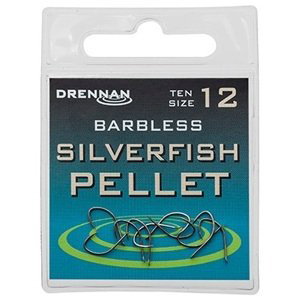 Drennan háčiky bez protihrotu silverfish pellet barbless - veľkosť 20