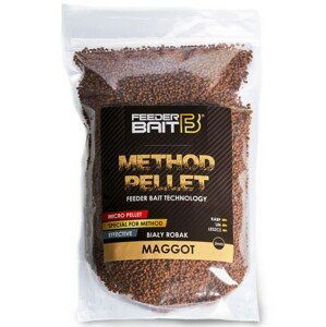 Feederbait method pellet 2 mm 800 g - biely červ