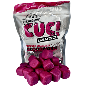 Lk baits cuc nugget carp bloodworm 1 kg - 10 mm