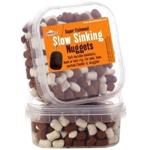 Dynamite baits super fishmeal slow sinking nuggets - white brown