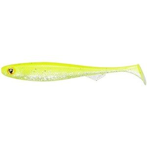 Fox rage gumová nástraha slick shads ultra uv chartreuse ayu - 11 cm