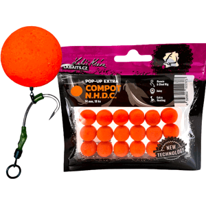 Lk baits plávajúce boilie pop-up extra compot n.h.d.c - 18 mm 18 ks