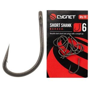 Cygnet háčiky short shank hooks barbed - veľkosť 10