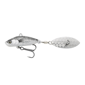 Savage gear 3d sticklebait tailspin sinking black silver - 7,3 cm 13 g