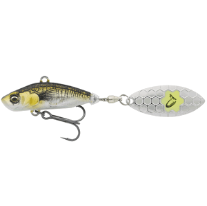 Savage gear 3d sticklebait tailspin sinking green silver ayu - 8 cm 18 g