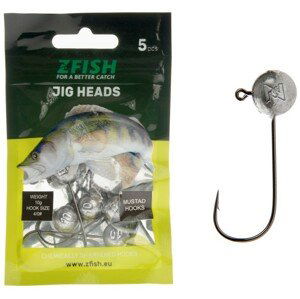 Zfish jigová hlava jig head simply 5 ks - 3 g háčik 1