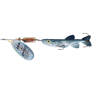 Dam minnow spinner sinking silver black - 1 3 g