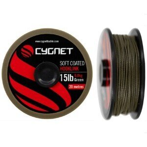 Cygnet náväzcová šnúra soft coated hooklink 20 m - 45 lb 20,4 kg