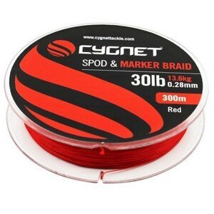 Cygnet šnúra spod & marker braid 300m red - 0,24 mm 9,07 kg