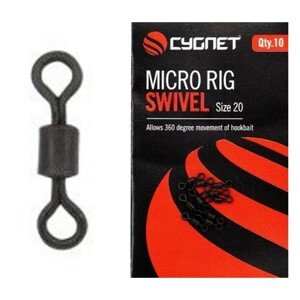 Cygnet obratlík micro rig swivel veľkosť 20