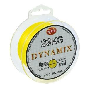 Wft splietaná šnúra round dynamix kg žltá - 150 m 0,25 mm 23 kg