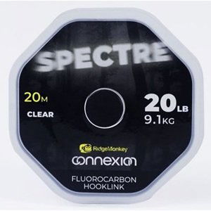 Ridgemonkey fluorocarbon connexion spectre fluorocarbon hooklink 20 m - 20 lb