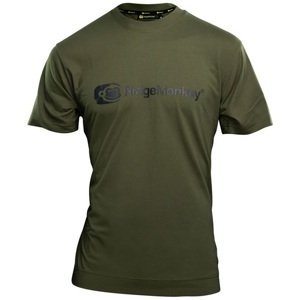 Ridgemonkey tričko apearel dropback t shirt green - xxl